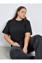 Plus Size Shoulder Button T-Shirt