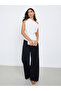 Cream Solid Asymmetric Neck Knit Top - 3