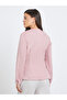 Solid Round Neck Buttoned Blouse - 4