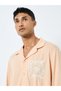 Men Lace Pocket Piping Detail Shirt and Pyjama Set - 3