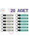Name Writable Keychain, Purple & Navy Blue, Special Gift for Teachers to Students Set of 20