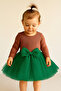 Baby Girl Lined Fluffy Tutu Skirt with Buckle on the Front and Elastic Waist