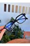 Tor Cornered Black Unisex Women Men Blue Light Protection Glasses Glass Changes - 3
