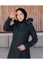 Women's Sleeve-Detail Knee-Length oz Altay Kaban with Shoulder Detail