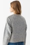 Basic Oversize Crew Neck Soft Textured Knitwear Sweater Aw25Kz0017 - 7