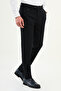 Straight Super Slim Fit Classic Men's Trousers with Pocket Detail Navy Blue - 38340.25K - 3