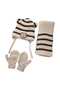 Kitti 0-12 Months Baby Boy & Child Accessories Fleece Inside Scarf Beanie Gloves 3-Piece Set - 2