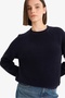 Women's Sweater L2567Az/Nv215 Navy - 4