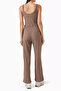 Rayon Blend Pose Scoop Jumpsuit, Comfortable & Modern, All-Day Comfort - 3
