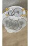 Set of 6 Stylish Presentation Guipure Tulle Napkins for Coffee Side - 3
