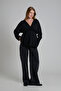 Mes203 Black Modern Maternity Blouse – Stylish and Comfortable Design | Wide Cut