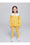 Baby Collar Floral Printed Girl's Sweatshirt - 2