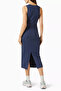 Pose Scoop Midi Dress, Stretchy & Comfortable, Casual Chic - 3