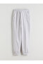 Lcw Kids Gray Girl's Jogger Sweatpants with Elastic Waist