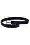 Genuine Leather Black 3.5 cm Men's Braided Belt (Ultra Lux) Jeans - Linen - Fabric - 2