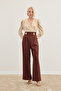 Pants with Waist Accessories - Brown - 4