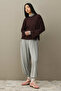 Soft Viscone Short Sweat Dark Brown - 3