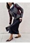 Baklava Pattern Knitwear Cardigan Gray - 6