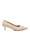 Beige Skin Light Women's Thin Short Heeled Shoes 458343 Z - 2