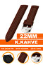 22mm Watch Compatible Soft Silicone Watch Band Strap A18-22Mm