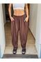 Brown Casual Trousers with Pocket Detail - 4