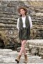 Stone Detailed Tasseled Suede Vest - 2