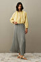 Zippered Bomber Jacket Yellow - 3