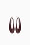 Lilouh Ballerina Flats, Nappa Leather, Oval Toe, Elegant French Design - 4