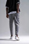 Patterned Baggy Pants with Elastic Waist - 3
