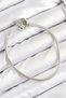 Brass Charm Zircon Stone Heart Model Silver Color Women's Bracelet - Tj-Bb7803 - 2
