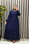 Women's Hijab Clothing Plus Size Two Layer Ferace