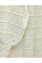 Square Patterned Slit Soft Knit Tunic - Ecru - 6