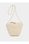 Embellished Faux Pearl Crossbody Bag - 2