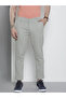 Men Grey Striped Slim Fit Chino Pants - 2