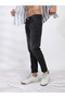 Men Dark Wash Slim Fit Black Jeans - 2