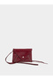 Women Red Studded Crossbody Bag