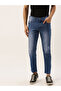 Men Mid Rise Slim Fit Blue Jeans