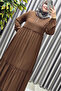 Women's Hijab Clothing Plus Size Two Layer Ferace - 5