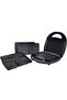 3 in 1 Sandwich, Waffle & Panini Maker – Non-Stick Removable Plates, Compact Breakfast Grill - 2