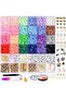 Clay Beads Bracelet Making Kit, 6000 Pcs 24 Colors DIY Jewelry kit Polymer Beads