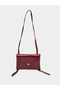 Women Red Studded Crossbody Bag - 2