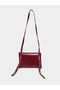 Women Red Studded Crossbody Bag - 4