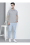 Men Blue Striped Slim Fit Chino Pants - 5