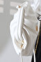 White Patent Leather Women's Portfolio Crossbody Bag and Modern Hand and Shoulder Bag That Can Be Held in the Hand - 8
