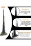 Aishini Dubai Souvenirs, Burj Khalifa Model, Metal Alloy Architectural Vintage Look for Home Decorat - 3