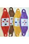 4 Pieces Hand Knitted Mixed Long Fiber Dowry Daily Fiber Set - 5