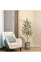 Home Decoration Artificial Olive Tree 110cm Fake Plant Faux Tree Decorative Tree - 5