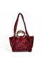 Crochet Knitted Flower Detailed Shoulder Bag, Handmade Custom Design Bag - 6