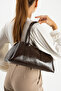 Estes Brown Women's Shoulder Bag with Leather Strap