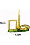 Trendful Dubai Future Museum, Burj Khalifa & Dubai Frame 3D Model, Golden Table Decor Souvenir for H - 3